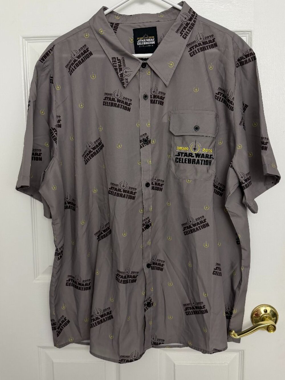 Star Wars Celebration Chicago 2019 Logo Button Down